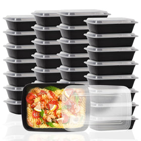 Ezalia 38oz meal prep container front view for weekly lunch prep