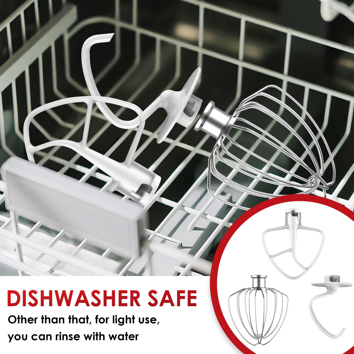 Ezato attachment kit angle views highlight compatibility with major mixers.