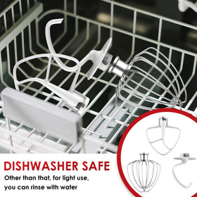 Ezato attachment kit angle views highlight compatibility with major mixers.