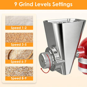 Detachable design of Ezato grain mill makes cleanup fast and easy.