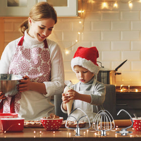Dishwasher-safe Ezato attachments for quick cleanup after baking.