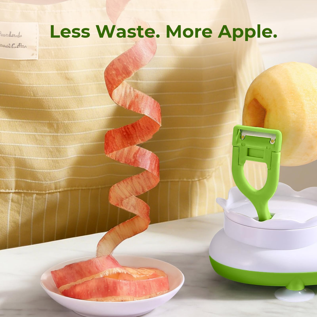 EZMO Apple Peeler batch prep speeds up large apple batches