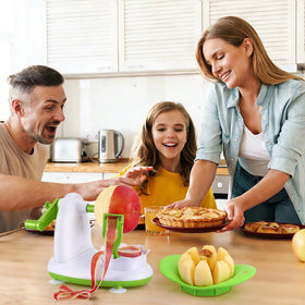 EZMO Apple Peeler stainless steel blades deliver durable, clean cuts