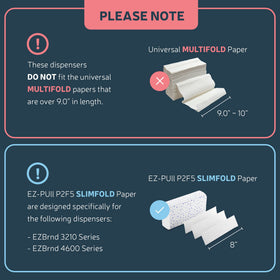 EZPULL SlimFold towels close-up shows thickness and strength for tough spills
