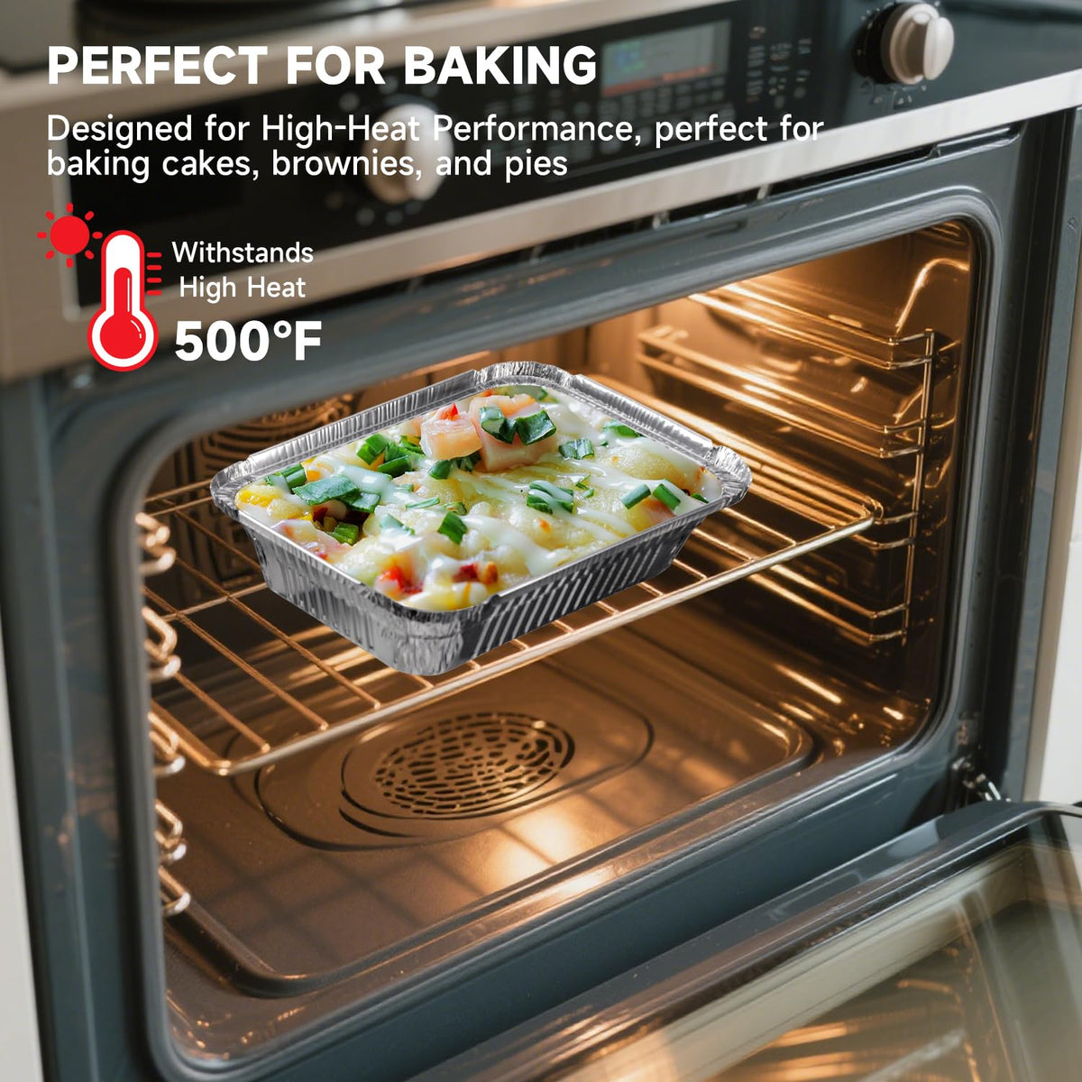 Lids attached to Ezsart pans for secure transport and spill-free serving.