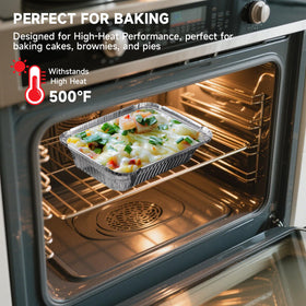Lids attached to Ezsart pans for secure transport and spill-free serving.