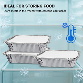Ezsart heavy-duty pans with thick walls resist bending and leaks.