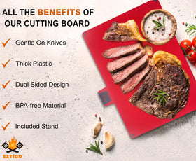 EZTICO dishwasher-safe cutting boards simplify cleaning after cooking.