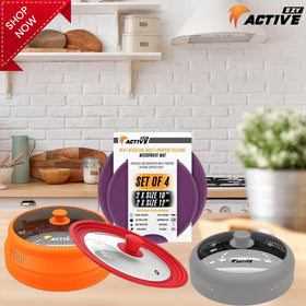 EZY ACTIVE BPA-free lid preserves food taste and safety