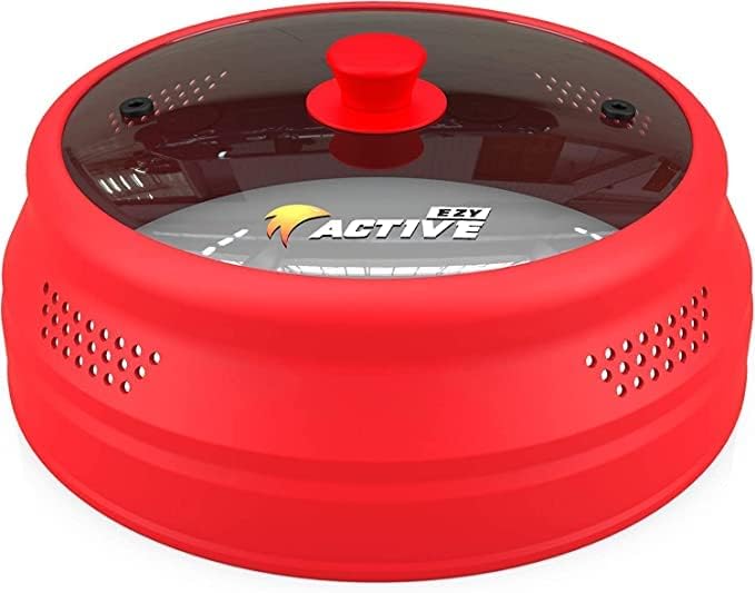 EZY ACTIVE tempered glass construction delivers sturdy, heat-safe performance.