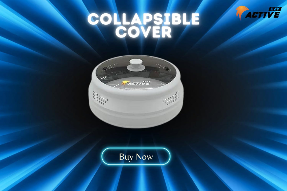 EZY ACTIVE tempered glass lid, clear view during cooking.