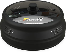 EZY ACTIVE transparent lid lets you monitor reheating without lifting