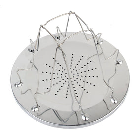 EZYoutdoor camp stove toaster in use on a hiking setup