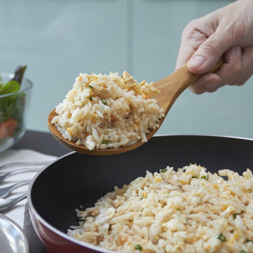FAAY versatile spoon for stirring tasting and serving with natural wood warmth