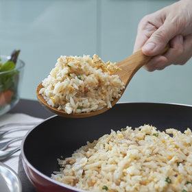 FAAY versatile spoon for stirring tasting and serving with natural wood warmth