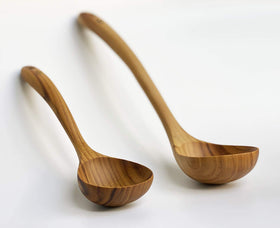 FAAY Ladle showcases no glue or lacquer, with a coconut oil finish for safe use.