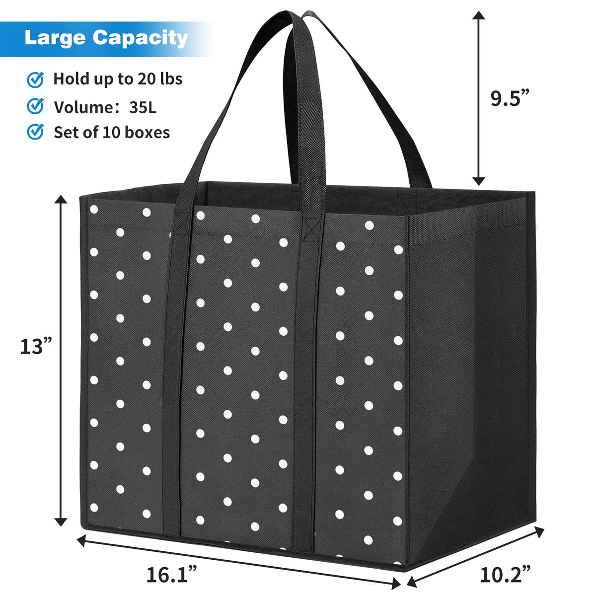 Fab Totes patterned multi-use bag doubles as gift bag.