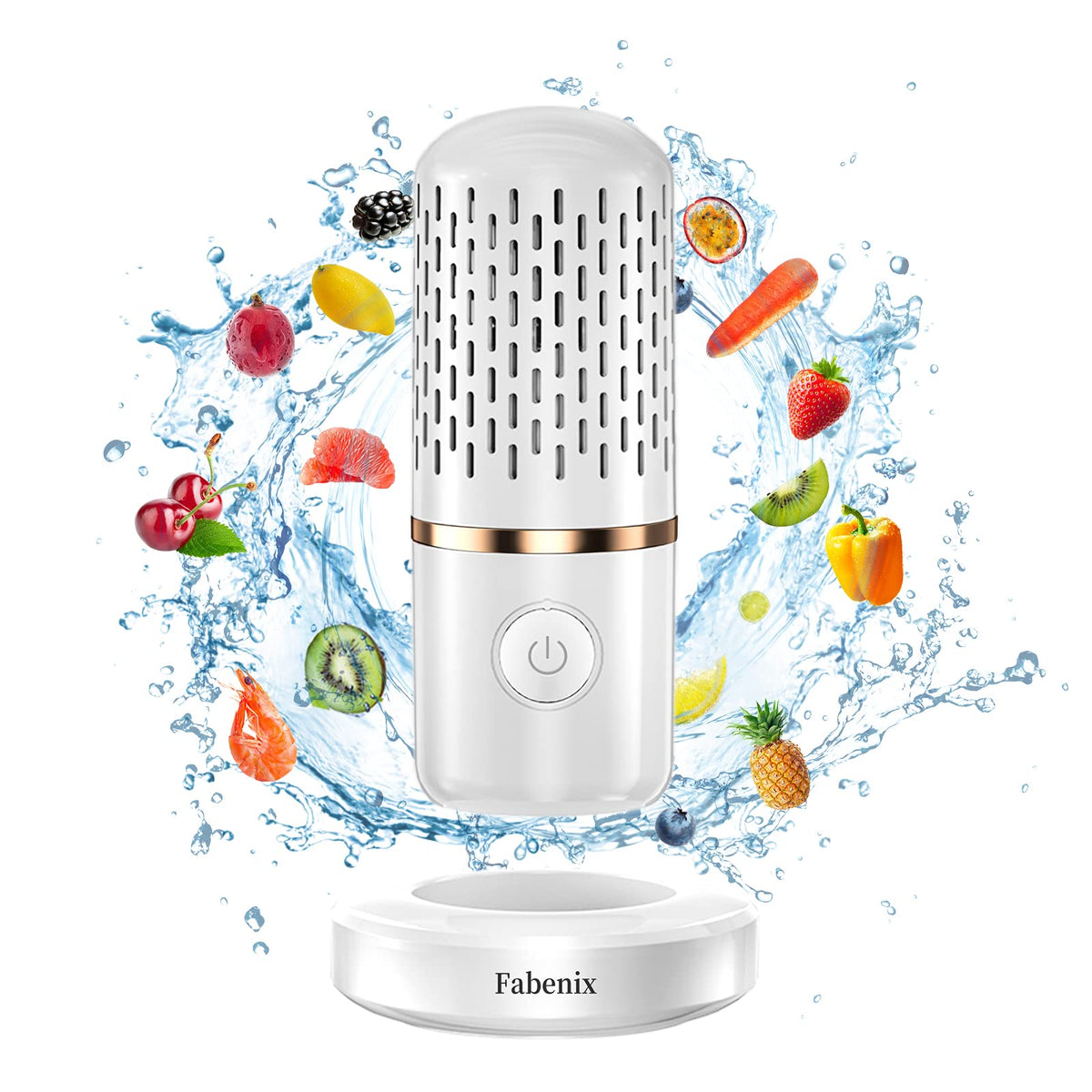 Fabenix fruit and vegetable cleaning machine front view for quick, chemical-free washing