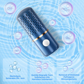 Fabenix ion purification technology blue interior view showing chemical-free washing