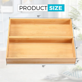 Fabsome vanity storage tray adds elegant countertop organization.