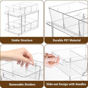 Fabspace removable dividers customize item sizes for neat, efficient storage.