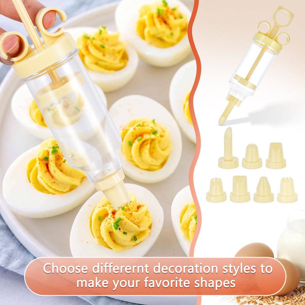 FACULX egg organizer stackable design saves fridge shelf space.