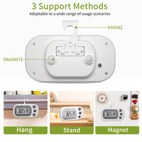Two-pack FAHZON thermometer offers flexible, space-saving placement options