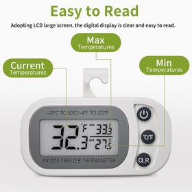 FAHZON IPx3 waterproof thermometer handles humidity in kitchens and greenhouses
