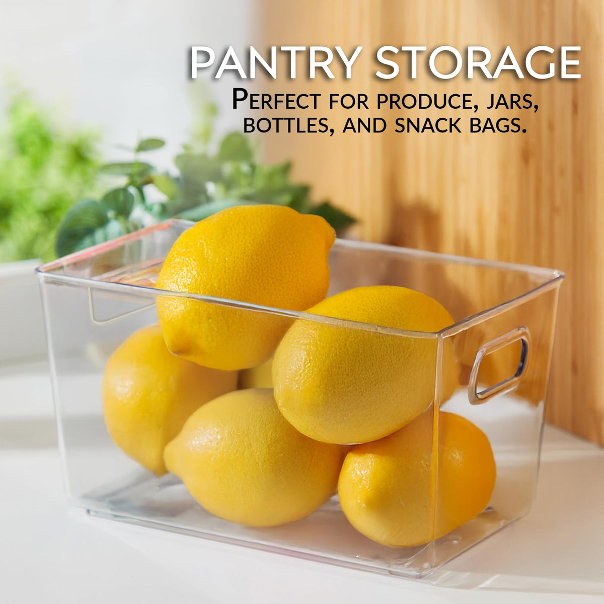 FAIRHOME closet storage bin, neat organization with built-in handles.