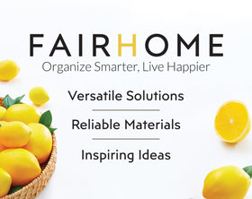 FAIRHOME transparent design bin, clear visibility boosts pantry planning.