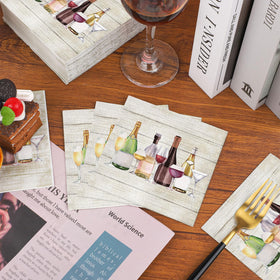 Fairooth 3-ply napkins are soft and absorbent for spills