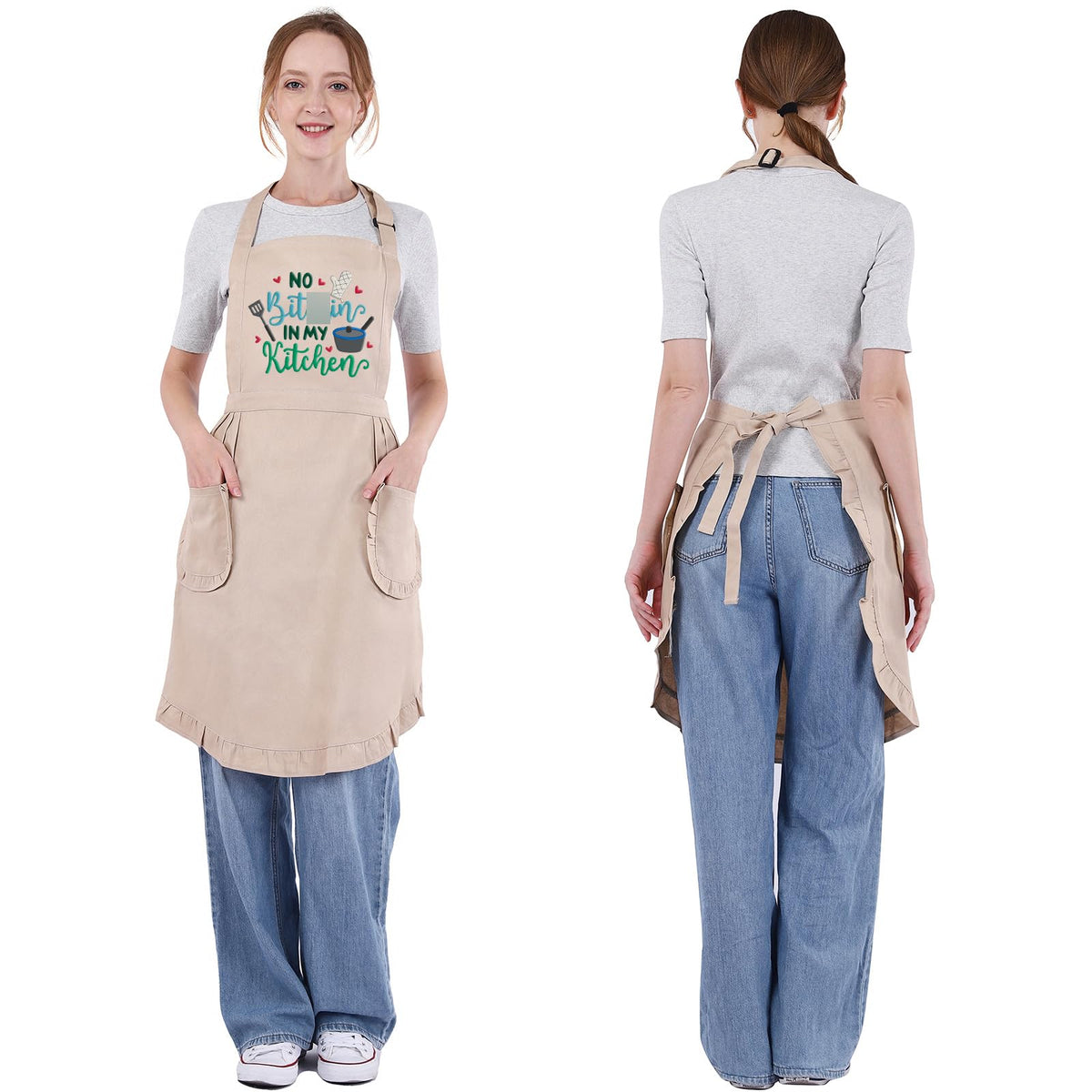 Fairy's Gift adjustable neck strap and waist ties ensure a comfortable fit.
