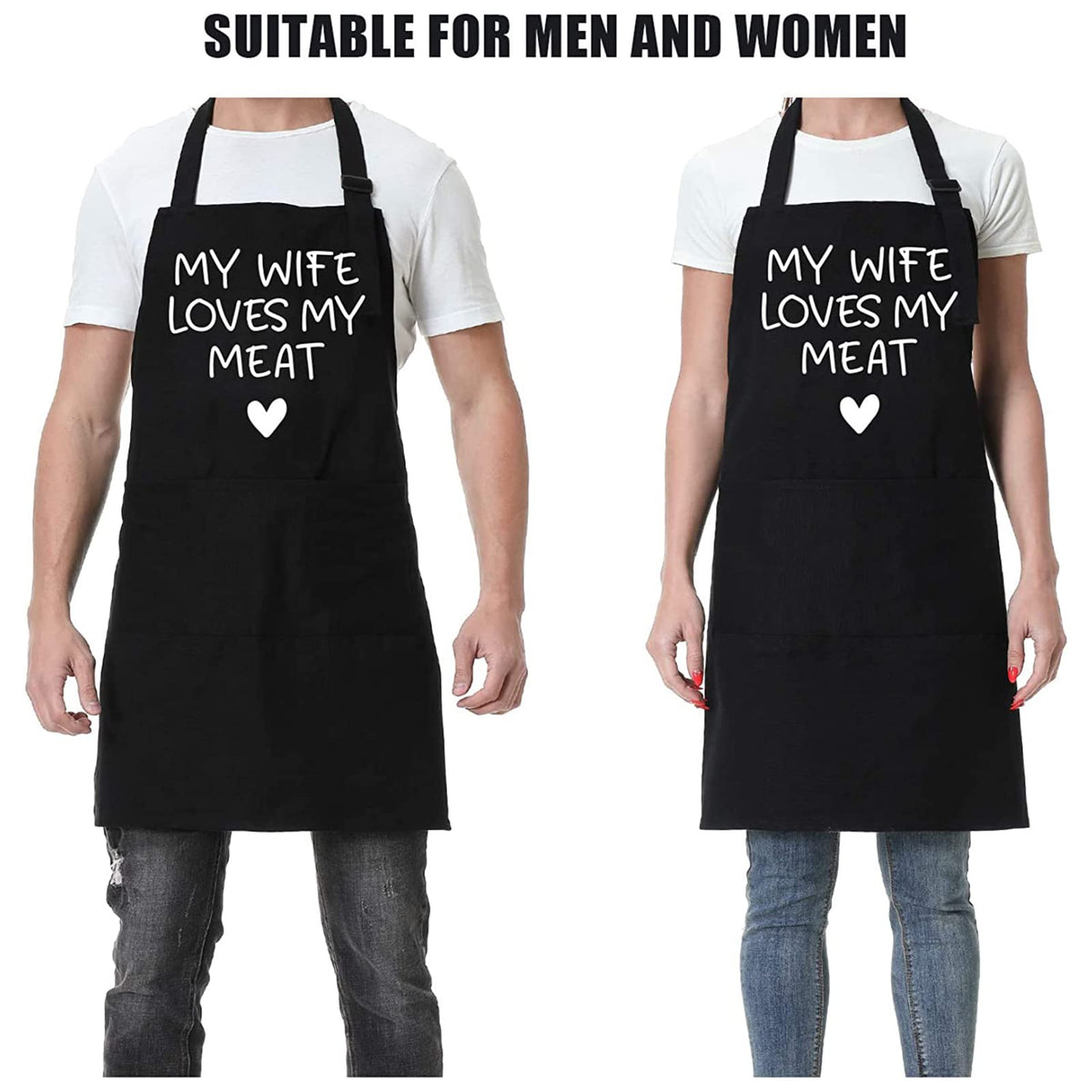 Three pockets on Fairy's Gift apron keep utensils within reach
