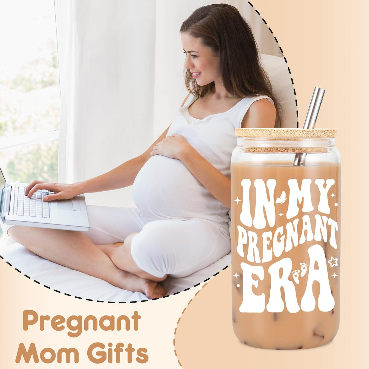 Cute pregnant mom gift box from Fairy's Gift for baby showers