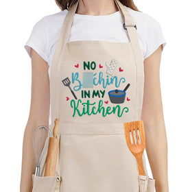 Fairy's Gift funny cooking apron for women with embroidery adds playful style.