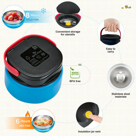 FAJSL folding spoon storage-compartment stores utensils, reducing missing spoon risk.