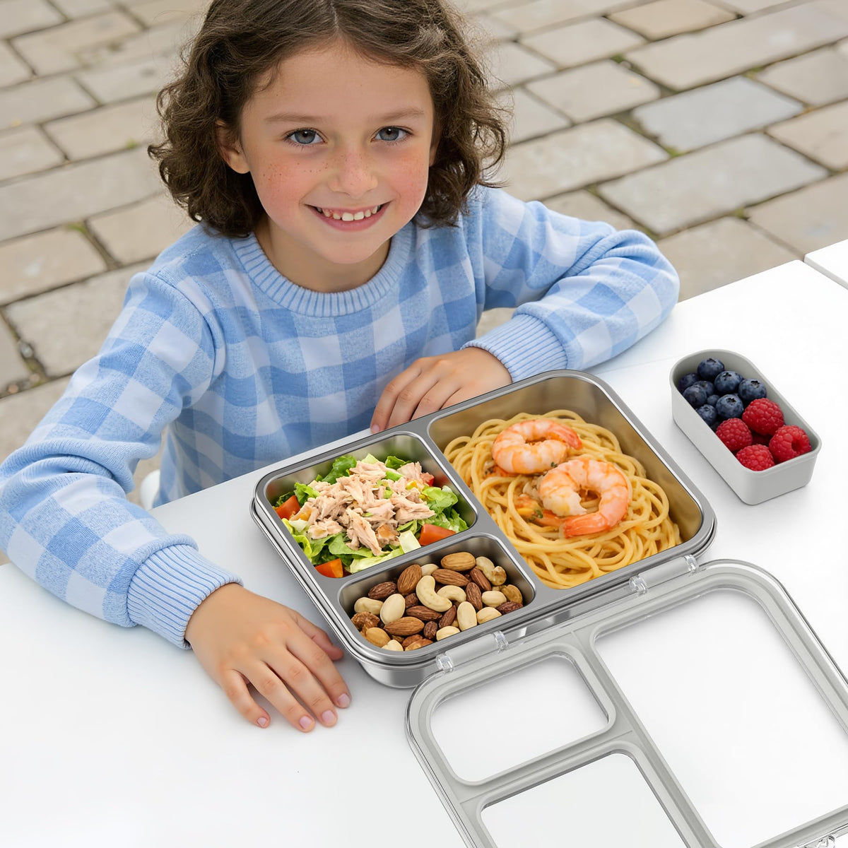 FAJSL kid lunch organization aids portion control at school