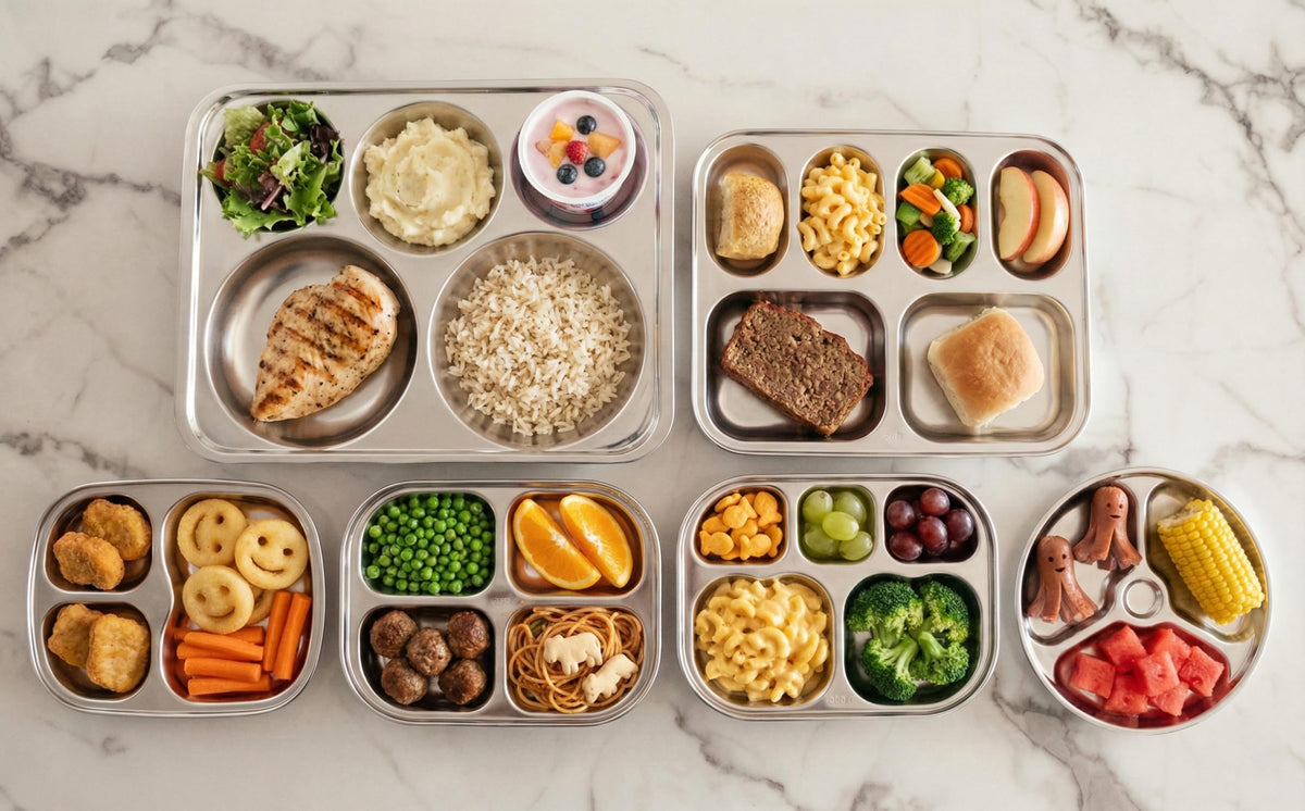 Fam 3 Compartment Tray travel-friendly and camping-ready for families.
