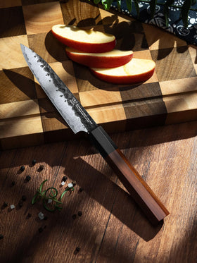 FAMCÜTE Japanese steel 9CR18MOV with high hardness for durable performance.