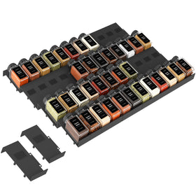 Famhap spice drawer insert interlocking keeps jars aligned and accessible