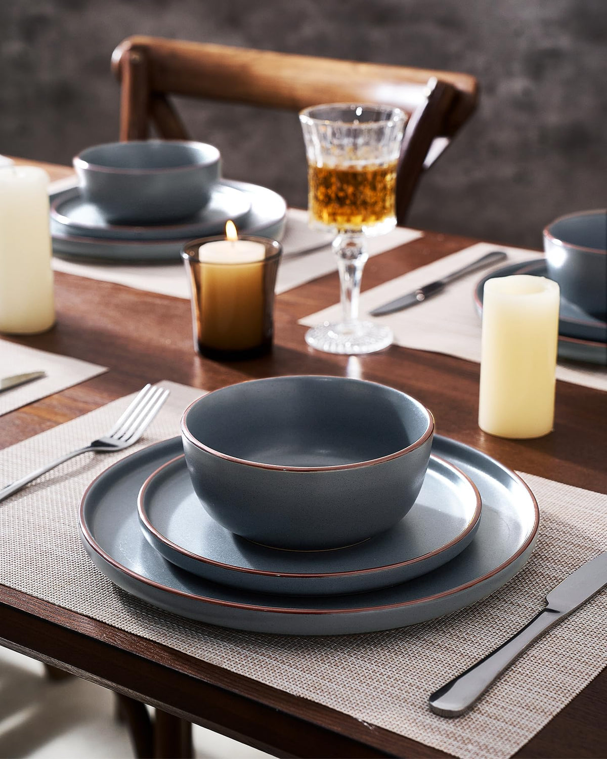 Famiware Mercury cereal bowl with chunky glaze for soups and cereals.
