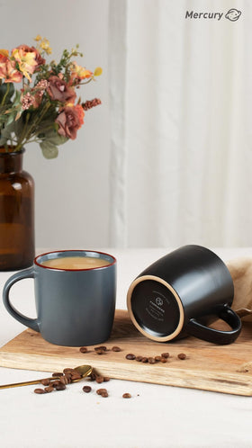 Famiware Mercury mugs labeled dishwasher and microwave safe