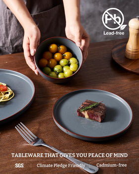 Famiware Mercury edge detail illustrating warm, premium table presence.