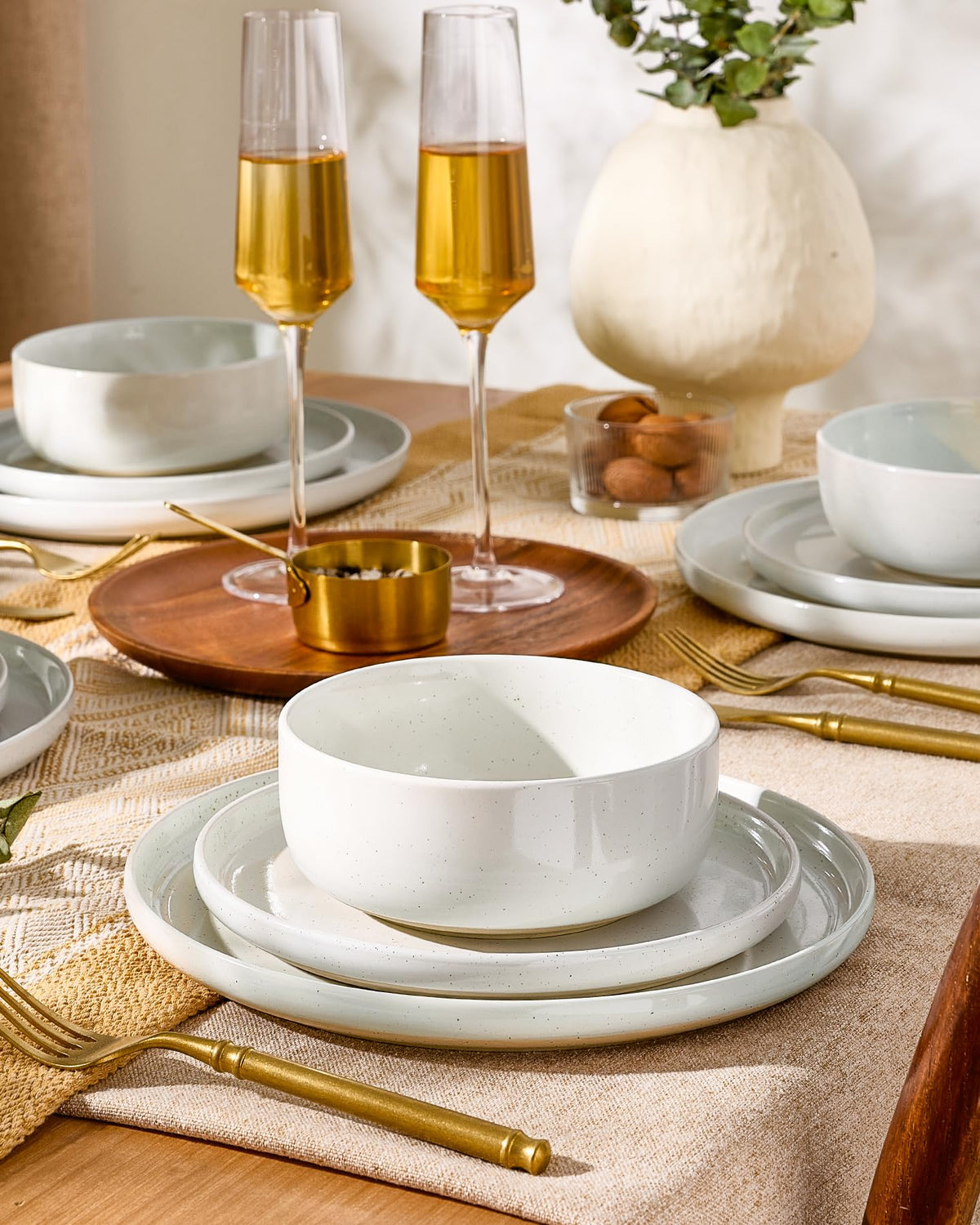 Famiware Milkyway bowls stacked demonstrating stackable design