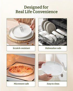 Famiware Milkyway dishwasher-safe dishware easy to clean after meals
