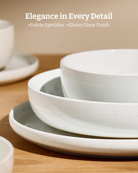 Famiware Milkyway set for four on a dining table showing proportions