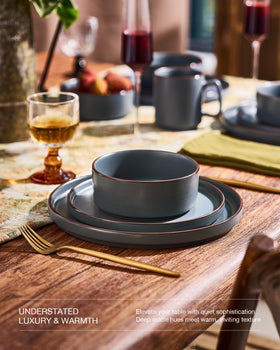 Famiware Nebula Ridge cereal bowls with deep matte finish