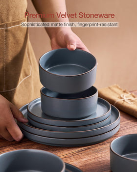 Famiware Nebula Ridge microwave safe dinnerware in use