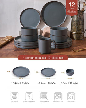Famiware Nebula Ridge salad plates with warm hand-painted edges