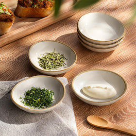 Famiware Ocean dishwasher safe bowls ready for easy clean up after meals.